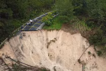 Cận cảnh đèo Mimosa đứt gãy mở rộng, hiện trường ngổn ngang