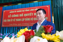 Thành lập Đảng bộ Quân sự tỉnh Lâm Đồng sau sáp nhập