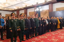 Trang nghiêm lễ truy điệu đồng chí Trần Đức Lương tại TPHCM