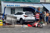 Ô tô tông vào quán ăn ở Bình Thuận, một người tử vong tại chỗ