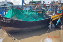 7 tàu cá đứt neo, trôi tự do trên sông Cà Ty sau mưa lớn