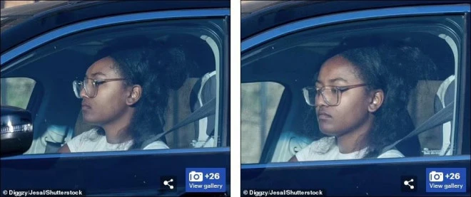 Con gái út nhà Obama diện mốt không nội y táo bạo trên phố