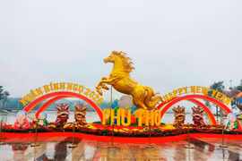 Loạt linh vật ngựa tuyệt đẹp của Phú Thọ dịp tết Bính Ngọ 2026