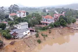 Phú Thọ chi 12 tỷ đồng gia cố bờ sông Lô sau sự cố sạt lở nghiêm trọng