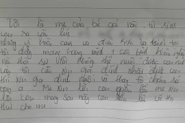 Bé gái sơ sinh bị bỏ rơi ở Phú Thọ kèm mảnh giấy viết tay