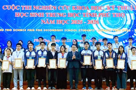 9 dự án nghiên cứu KHKT của học sinh Phú Thọ dự thi vòng quốc gia