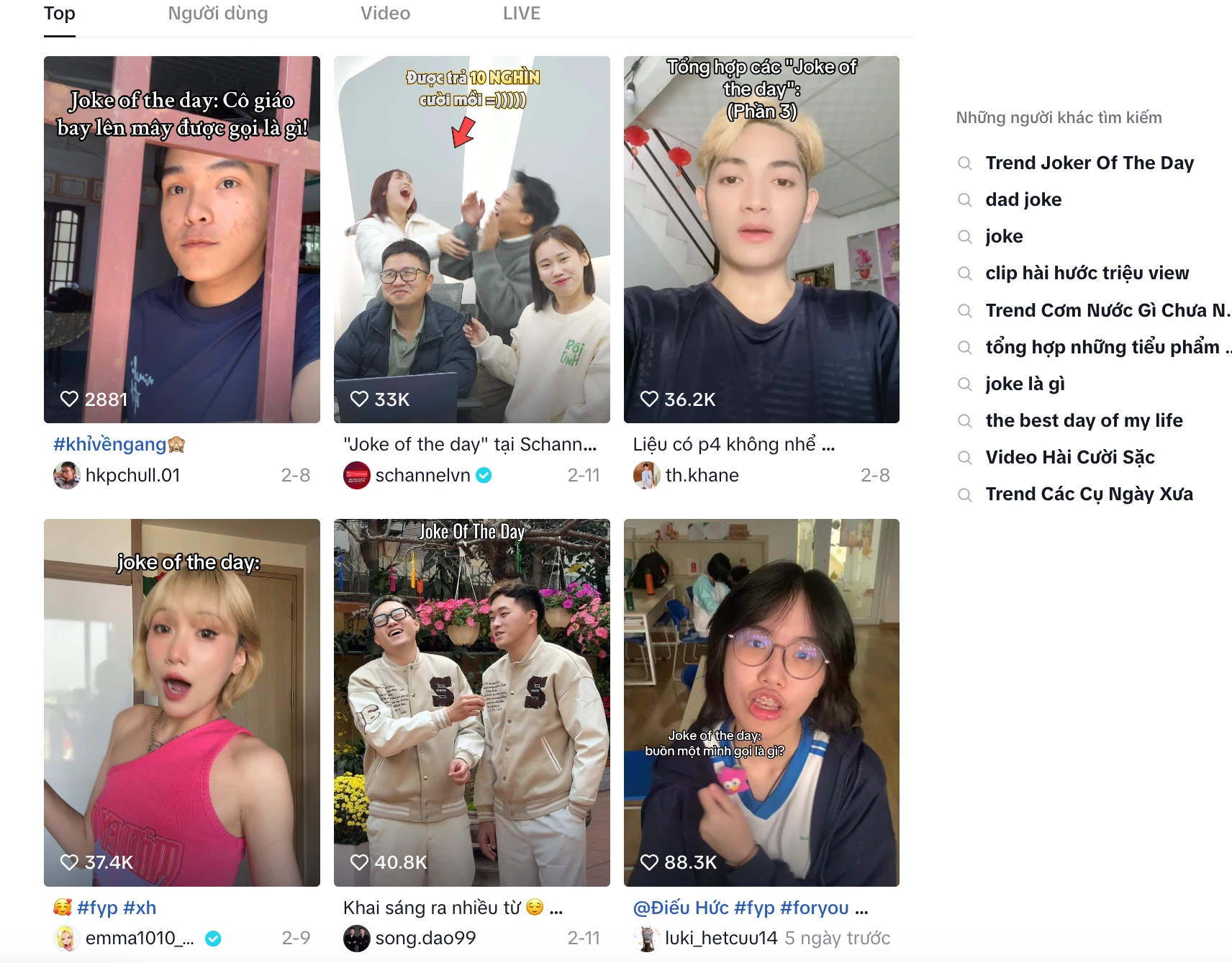 “Joke of the day” là gì mà làm mưa làm gió mạng xã hội?