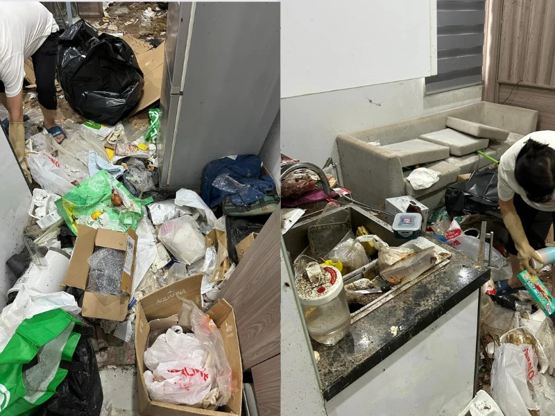 Cận cảnh phòng trọ của cô gái bị đuổi đi vì ở quá bẩn