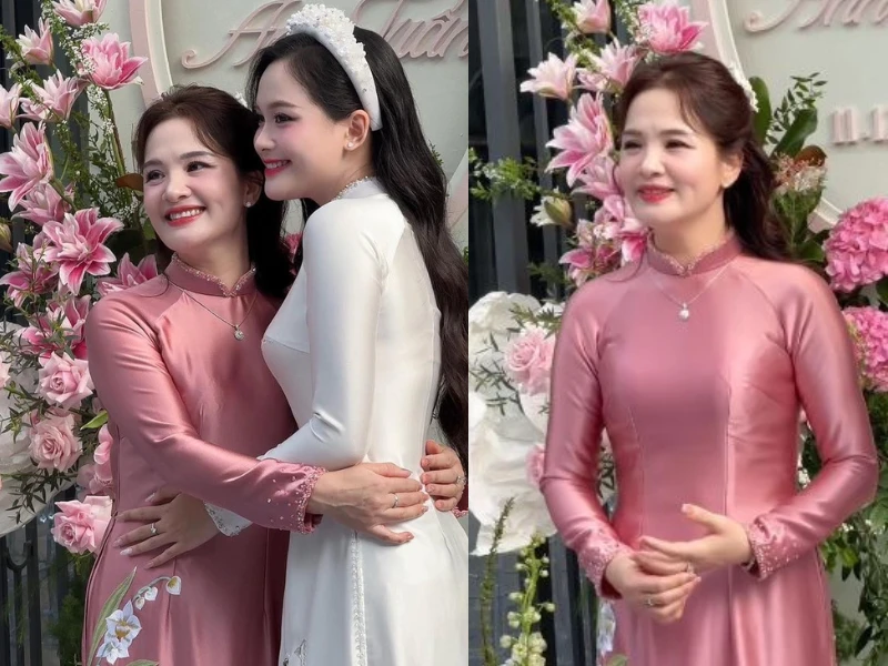 Mẹ cô dâu Hải Phòng sở hữu nhan sắc “hack tuổi” gây sốt MXH