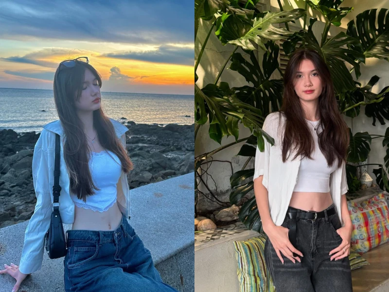 Em gái Đặng Văn Lâm ưa diện croptop khoe vòng eo con kiến