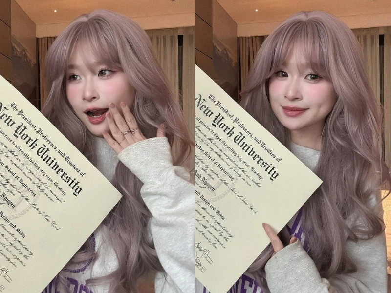 “Vợ quốc dân” Chao khoe bằng tốt nghiệp đại học danh giá 