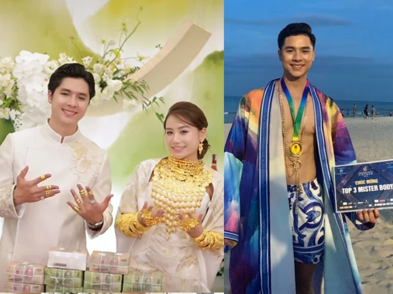 Profile chú rể cưới cô dâu với của hồi môn 1000 cây vàng