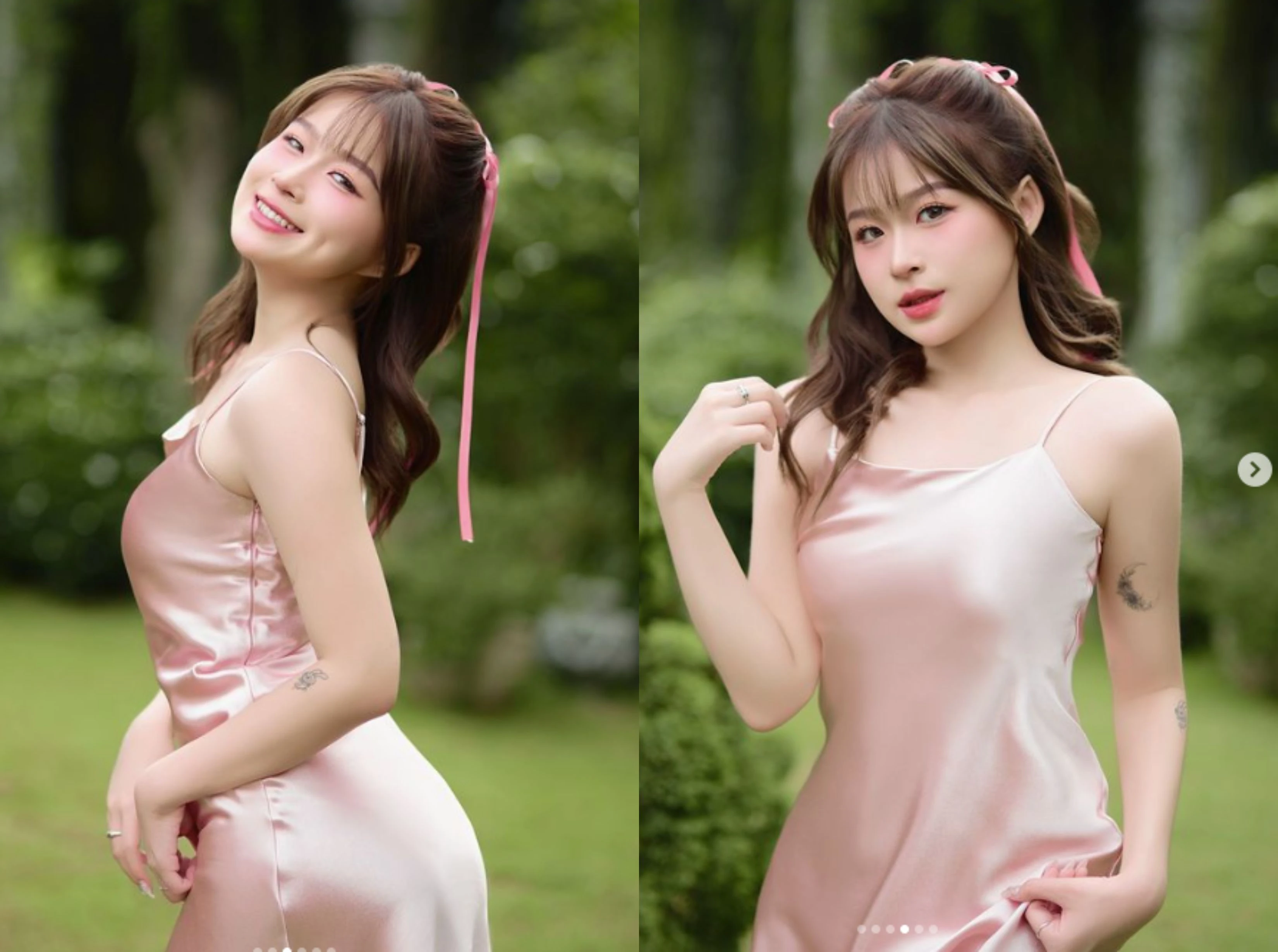 Rich kid Chao biến hình “tiểu thư quyến rũ” với chiếc váy lụa