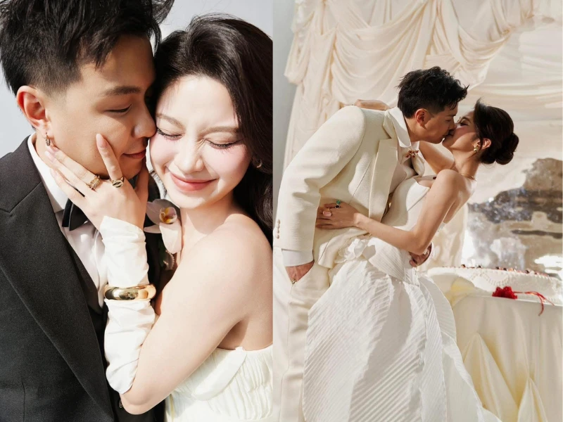 Cặp đôi thiếu gia và hot girl tung ảnh cưới đẹp như cổ tích