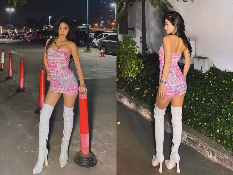 Louis Phạm đu trend “chiếc váy băng keo” khiến netizen đỏ mặt