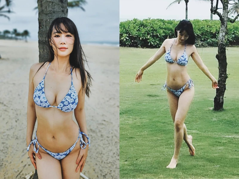 MC Dương Thùy Linh khoe body cực phẩm sau hơn 1 năm sinh con