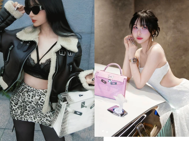 Dàn túi xách tiền tỷ của vợ đại gia Minh Nhựa