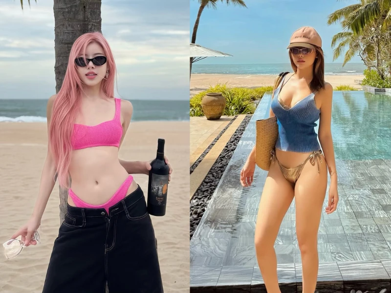 Dàn "chị đẹp đạp gió" gia nhập đường đua diện bikini chào hè