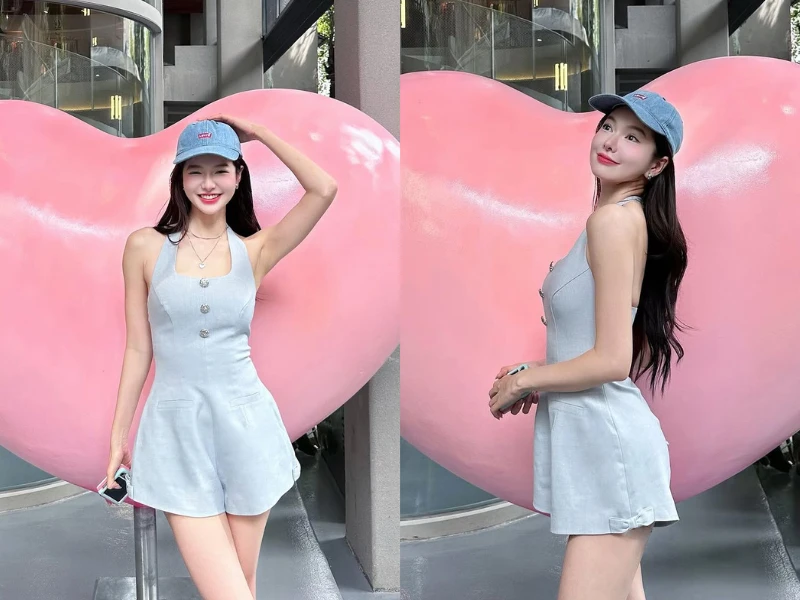 Hot girl trường múa tặng fan loạt ảnh ngọt ngào nhân dịp Valentine