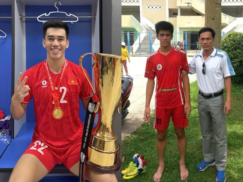 QBV Tiến Linh đăng ảnh “thời còn phèn” khiến netizen thích thú