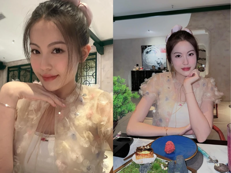 Hot girl Tăng Mỹ Hàn đăng ảnh hẹn hò làm bánh ngắm là yêu