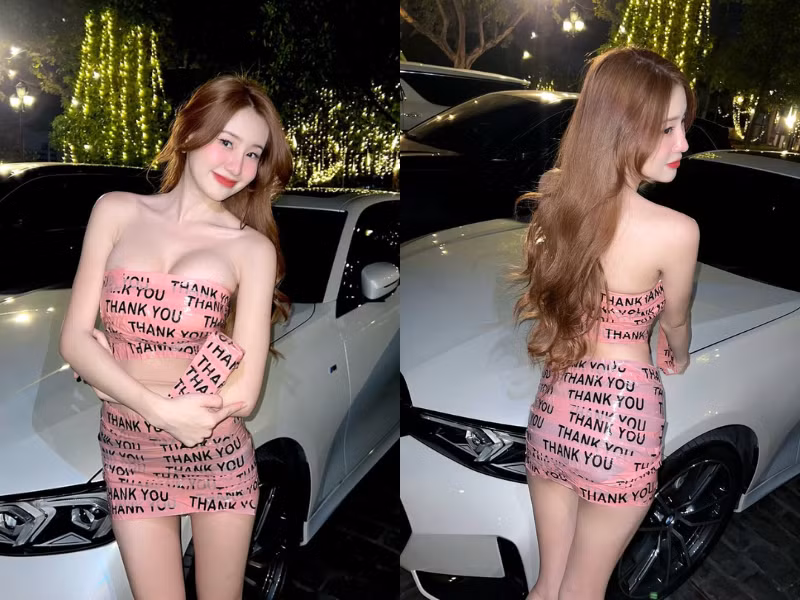 Đu trend quấn băng keo, mỹ nhân Thái Lan bị chê khoe thân “lố“