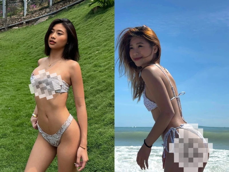 Những lần diện bikini siêu nhỏ của Louis Phạm