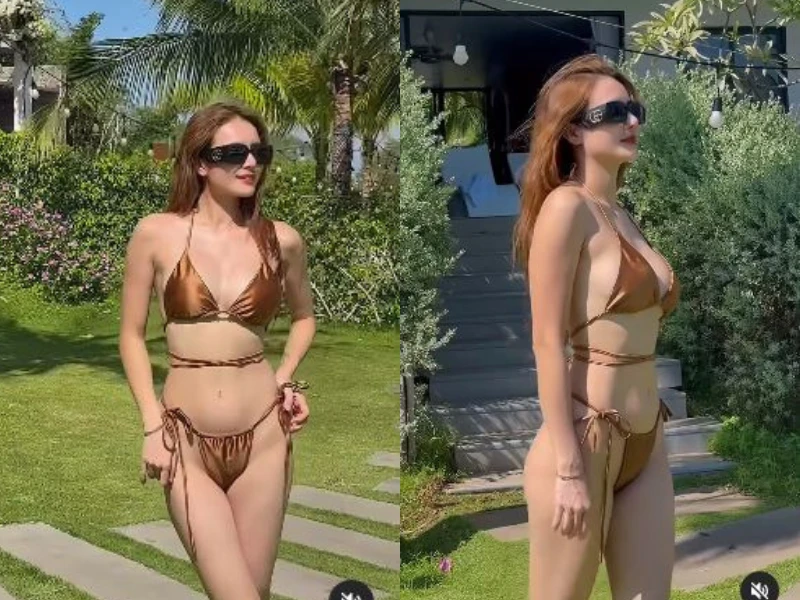 Em gái Công Vinh mở màn đường đua bikini khoe dáng chào hè