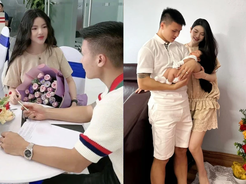 Sinh được “cậu Rồng”, vợ Quang Hải được thưởng nóng