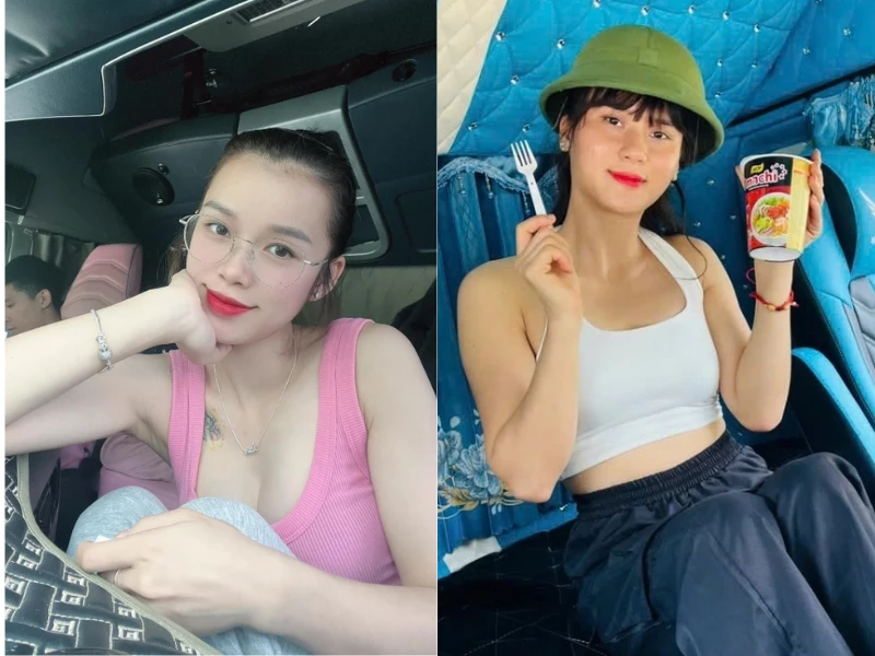 Hai “hot girl tài xế” chinh phục xe tải hạng nặng 30 tấn