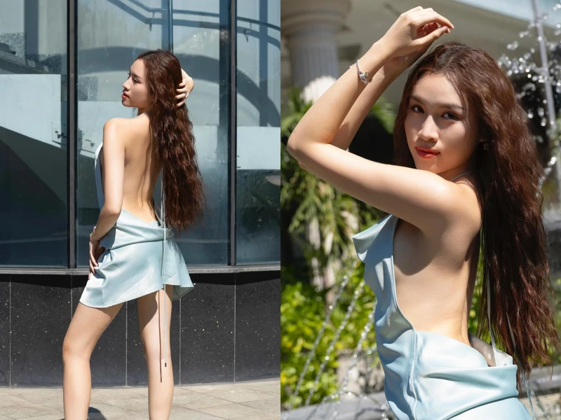 Nữ MC “chân dài nhất Việt Nam” khoe lưng trần không tì vết