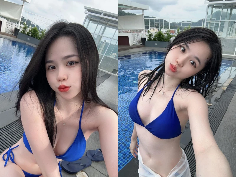 Du lịch Thái Lan, bạn gái cũ Quang Hải diện bikini cực nuột