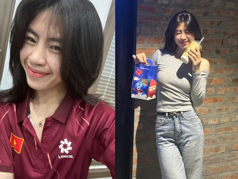 Hot girl tuyển nữ Việt Nam khoe hình ảnh đời thường ngọt ngào