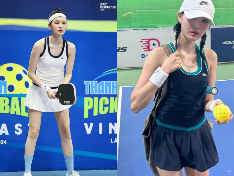 Soi loạt outfit cực đầu tư của Hiền Hồ trên sân pickleball