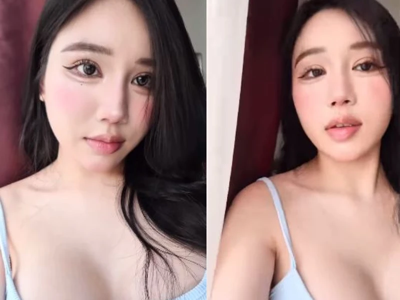 Đăng tải video ngắn, “streamer phú bà” khoe vòng 1 tràn màn hình