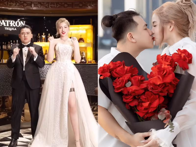 “Hot girl trứng rán” tung ảnh cưới, ngoại hình chú rể gây chú ý