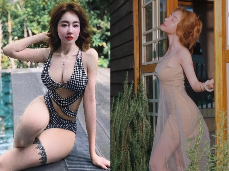 Cựu hot girl Elly Trần diện váy “đánh lừa thị giác” cực cuốn hút