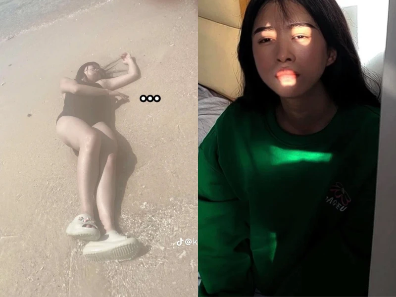 Diện bikini đi biển, cô gái nhờ bạn trai chụp ảnh và cái kết