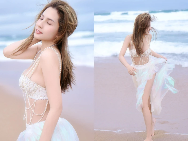 Thiên An hóa nàng tiên cá, khoe thân hình gái một con cực nét