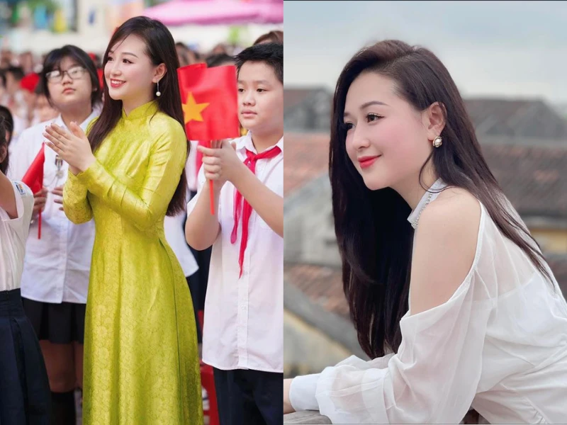 Nhan sắc hiện tại cô giáo Hà thành nổi nhất mùa khai giảng 2023