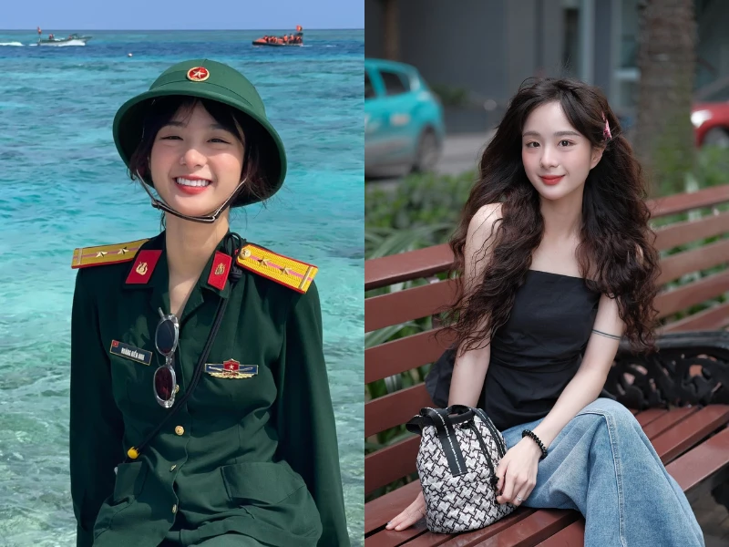 Nữ quân nhân có nụ cười tỏa nắng khiến người đối diện “rụng tim”