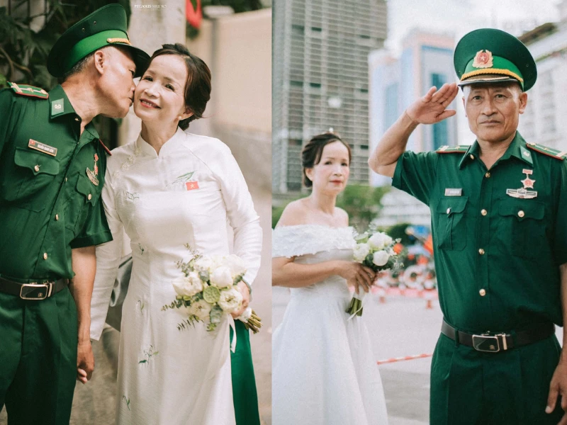 Bộ ảnh cưới “50 năm 1 lần” ở Bến Bạch Đằng gây sốt MXH