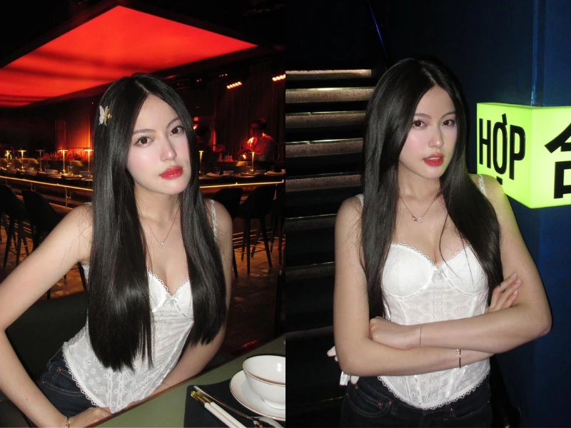 Hot girl Baby Boo lên đồ hẹn hò đêm khoe nhan sắc ngọt ngào