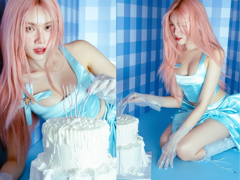 MC “chân dài nhất Việt Nam” khoe bộ ảnh mừng sinh nhật bỏng mắt