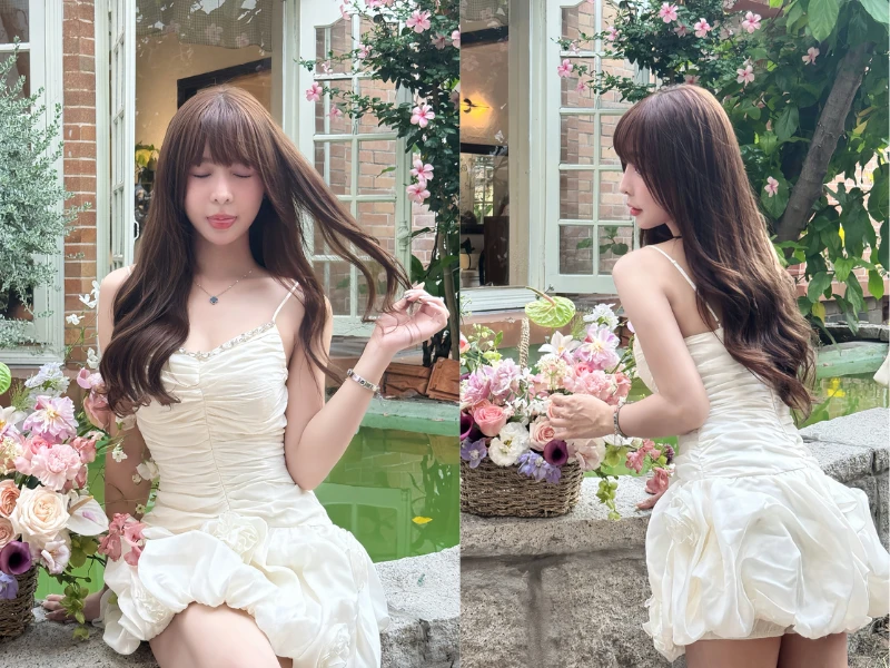 Hot girl Tammy Phạm chào hè với loạt ảnh “em bé hoa lá”