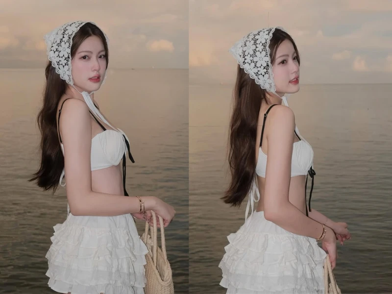 Hot girl Tăng Mỹ Hàn khoe eo thon cực phẩm trong loạt ảnh mới