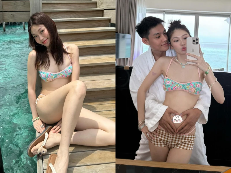 Hot girl Ly Phạm liên tiếp diện bikini hai mảnh khoe dáng