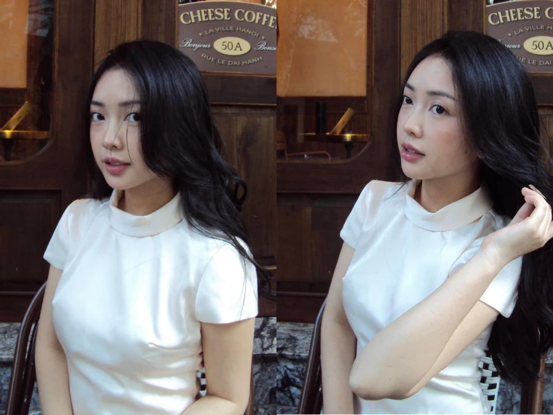 Vợ Hà Đức Chinh khoe nhan sắc “gái một con mòn con mắt”