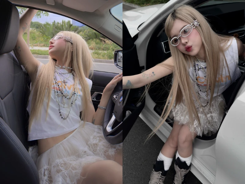 Tiktoker Ciin lên đồ với giao diện “em ghệ đáng yêu” hút ánh nhìn