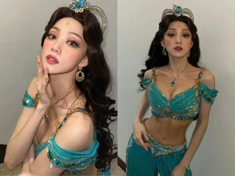 Cosplay "công chúa Jasmine”, gái xinh Hàn Quốc đốn tim fan 